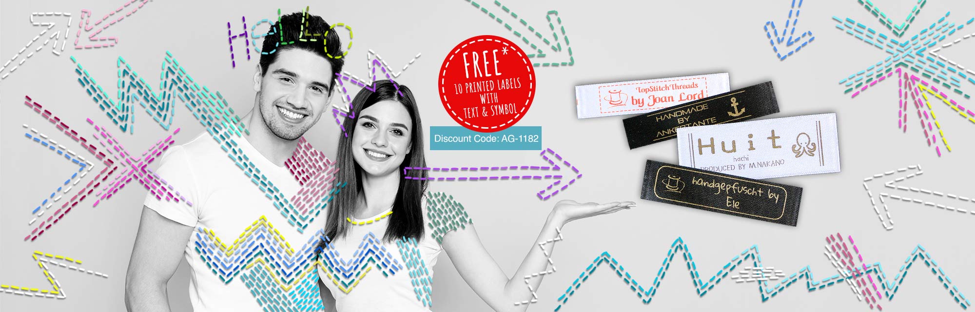 A gift for you: 10 standard printed labels!